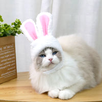 Funny Easter Cute Costume Easter Cap Bunny Rabbit Hat with Ears for Cats and Small Dogs Pets Costume Accessories Birthday Photo