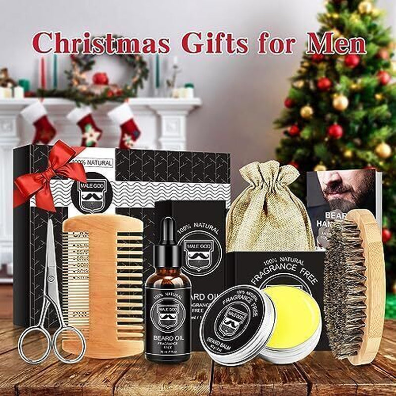 MALE GOD Mens Christmas Gifts, Stocking Stuffers for Men, Beard Kit Gifts Set,