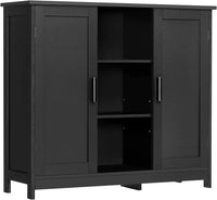 Storage Cabinet with 2 Doors and 4 Storage Shelves, Large Storage Space with inside Shelf, Accent Cabinet