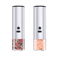 Electric Salt and Pepper Grinder Mill Machine Rechargeable Electric Pepper and Salt Grinder Set with LED Kitchen Gadgets