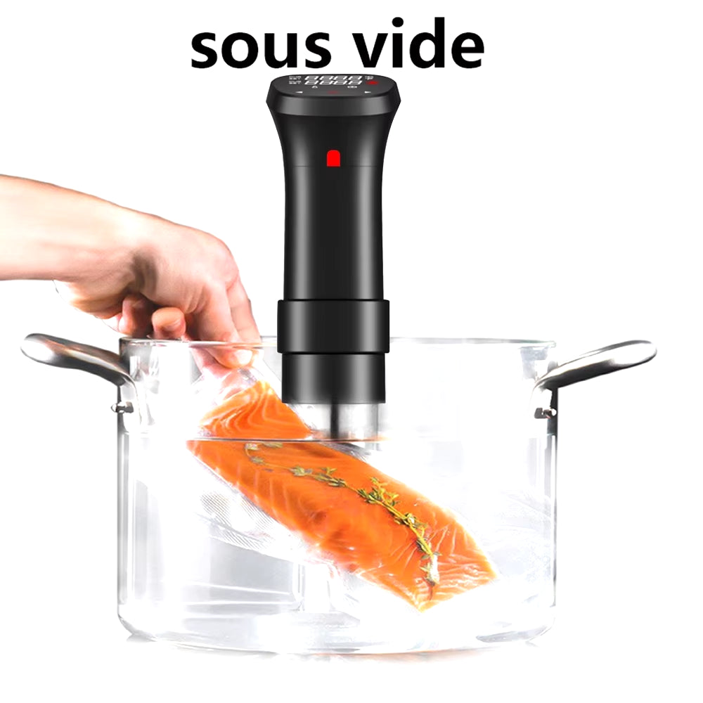 1100W Sous Vide Machine Precision Cooker Ultra-Quiet Immersion Circulators LCD Touchscreen Kitchen Gadgets Sous Vide Cooker