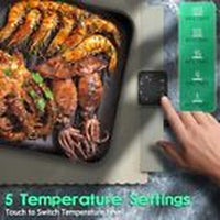 Portable Food Warmer Silicone Heating Mat for Food, 4 Temperature Settings,4