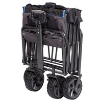 Deluxe Extended Folding Wagon with Brakes