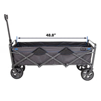 Deluxe Extended Folding Wagon with Brakes