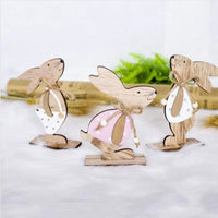 Ornament Bulk Easter Wooden Crafts Rabbit Ornaments Style Home Wooden Craft Ornaments Decorative Shelf Items