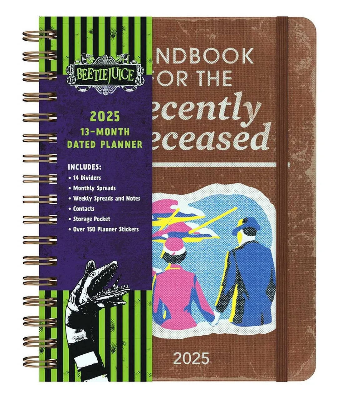 2025 Beetlejuice 13-Month Weekly Planner (Hardcover)