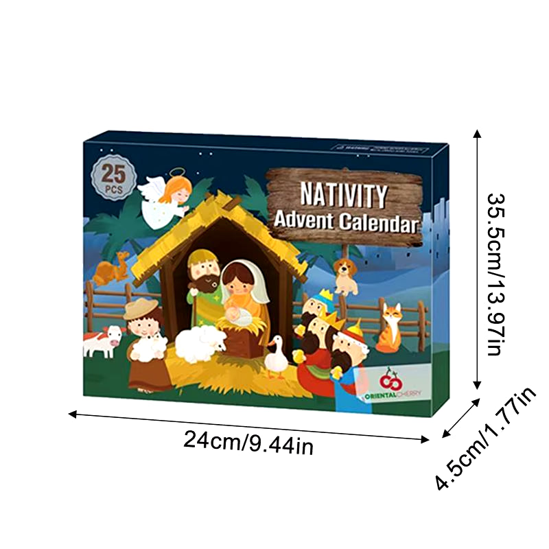 Advent Calendar 2024 Nativity Set Christian Religious Advent Calendar 2024 Christmas Advent Calendar Christian Religious Advent