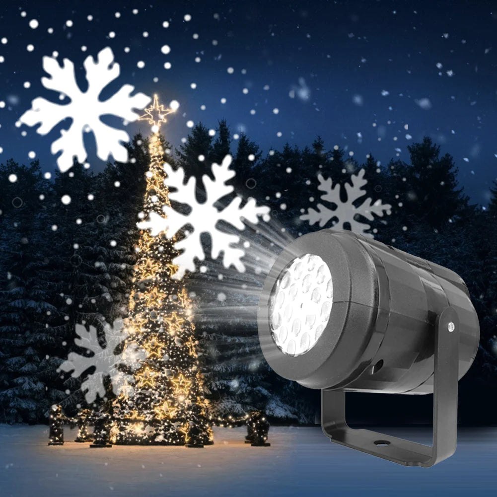 LED Christmas Snow Lights Projector Christmas Decorations Lamp