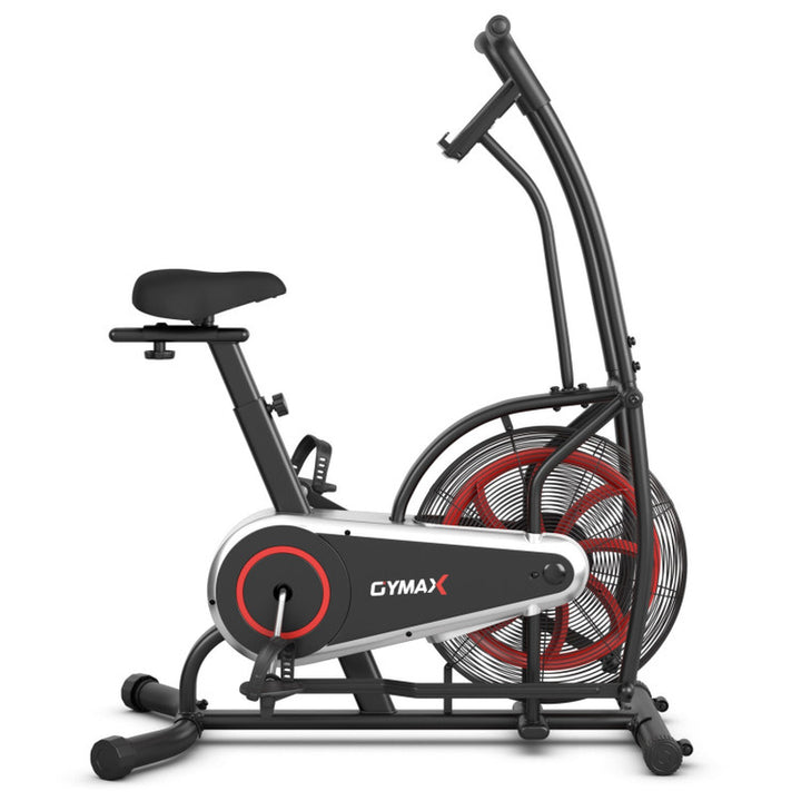 Upright Air Bike with Unlimited Resistance