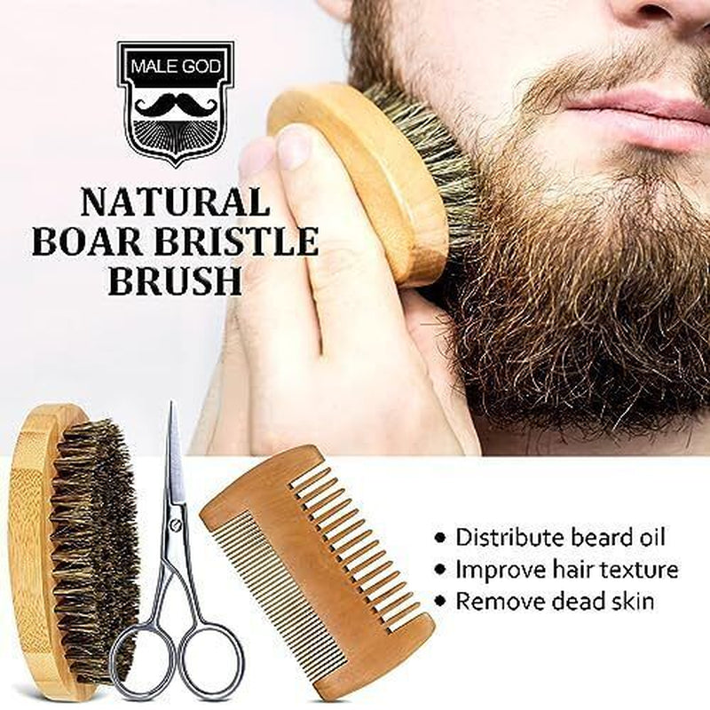 MALE GOD Mens Christmas Gifts, Stocking Stuffers for Men, Beard Kit Gifts Set,