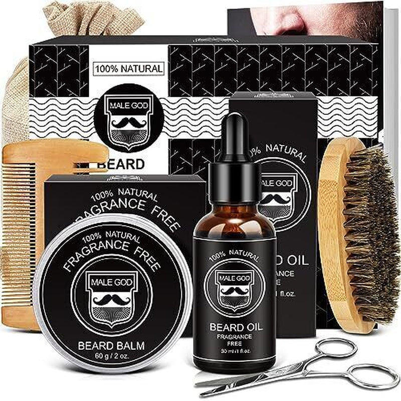 MALE GOD Mens Christmas Gifts, Stocking Stuffers for Men, Beard Kit Gifts Set,