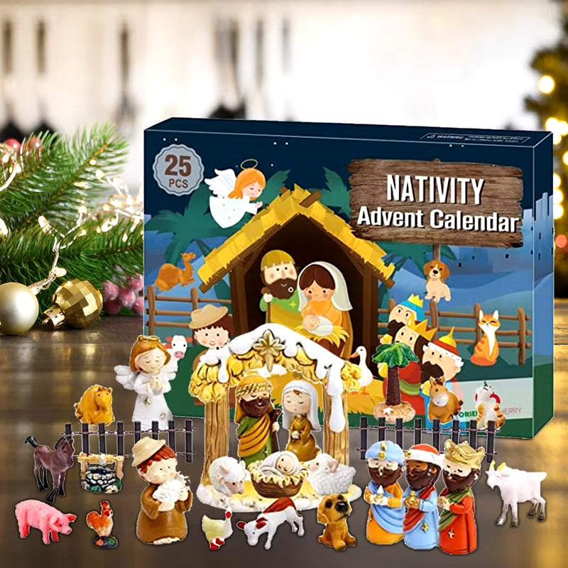 Advent Calendar 2024 Nativity Set Christian Religious Advent Calendar 2024 Christmas Advent Calendar Christian Religious Advent