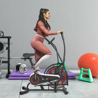 Upright Air Bike with Unlimited Resistance