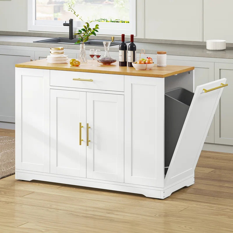 Cushing Wood Kitchen Island