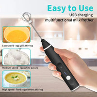 USB Rechargeable Milk Frother