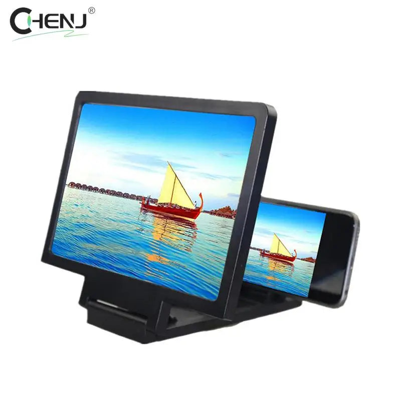 3D Cell Phone Screen Magnifier HD Video Amplifier Stand Bracket Phones Screen Magnifier for Smartphones Mobile Phone Accessories