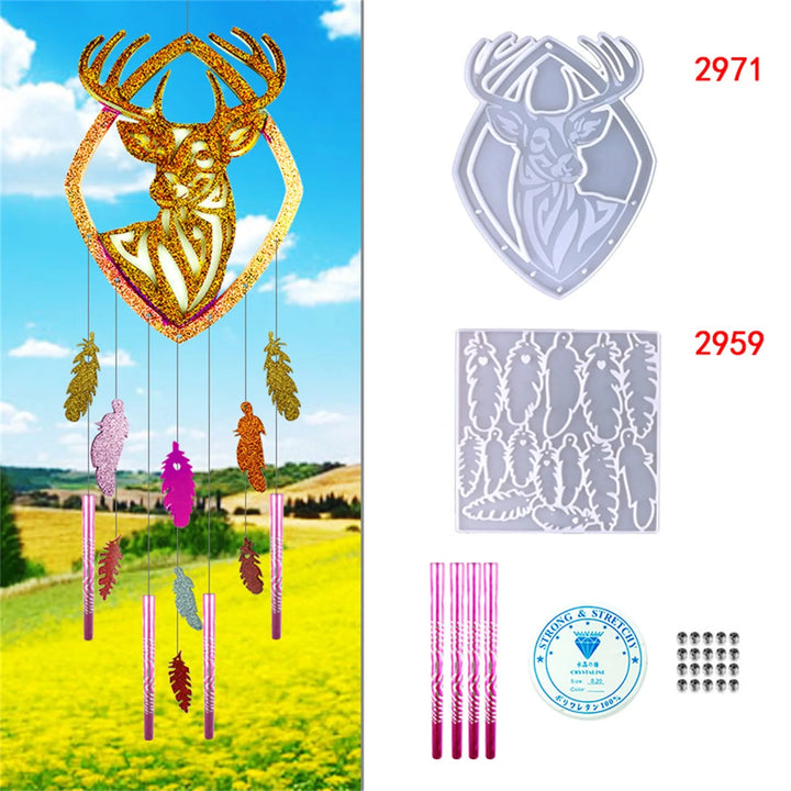 Creative Dream Catcher Wall Decoration Silicone Mold