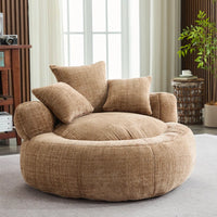 Chenille Armchair Bean Bag Chairs