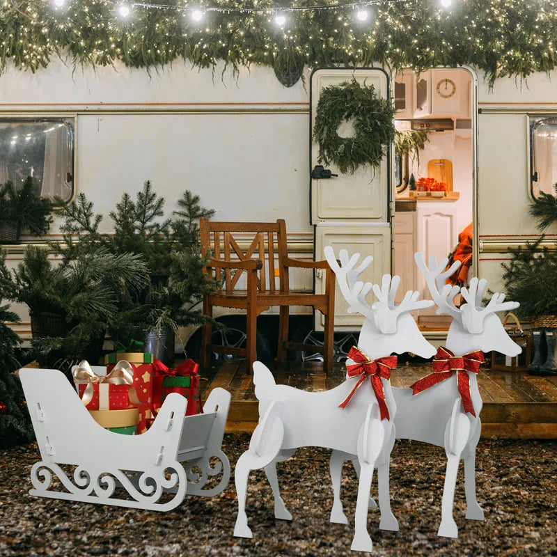 Hayrulla PVC Garden Elk Christmas Decoration