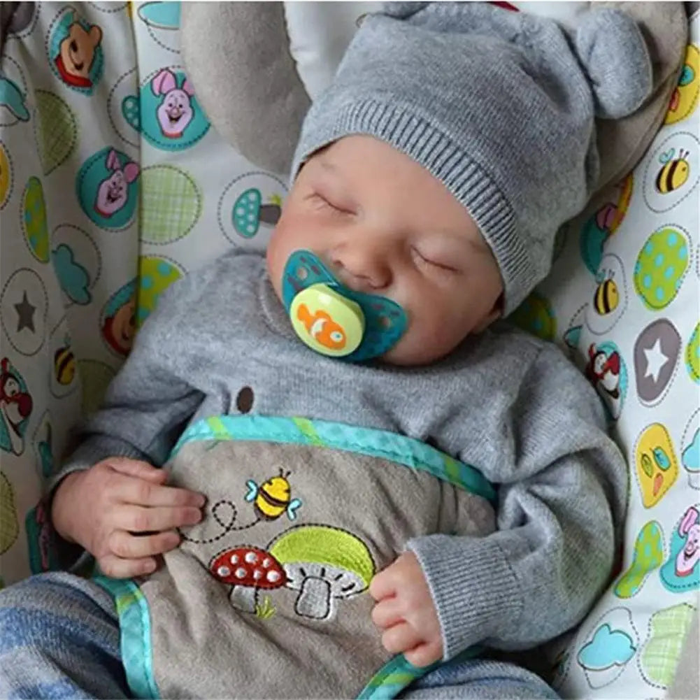 Reborn Dolls Baby and Toddler Dolls Simulation Baby Doll Realistic Boy Soft and Realistic Doll Newborn Kids Toy Halloween Gift