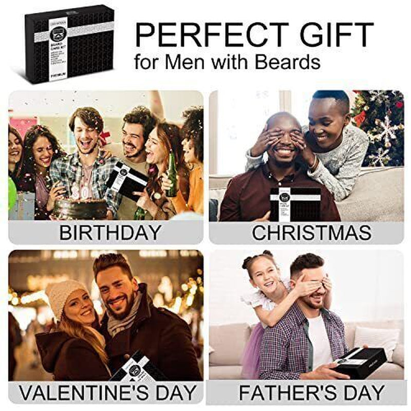 MALE GOD Mens Christmas Gifts, Stocking Stuffers for Men, Beard Kit Gifts Set,