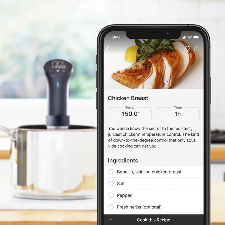 Culinary Sous Vide Precision Cooker with Wifi