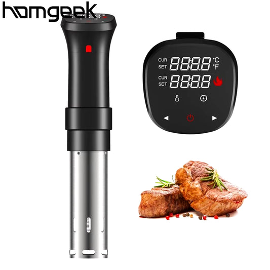 1100W Sous Vide Machine Precision Cooker Ultra-Quiet Immersion Circulators LCD Touchscreen Kitchen Gadgets Sous Vide Cooker