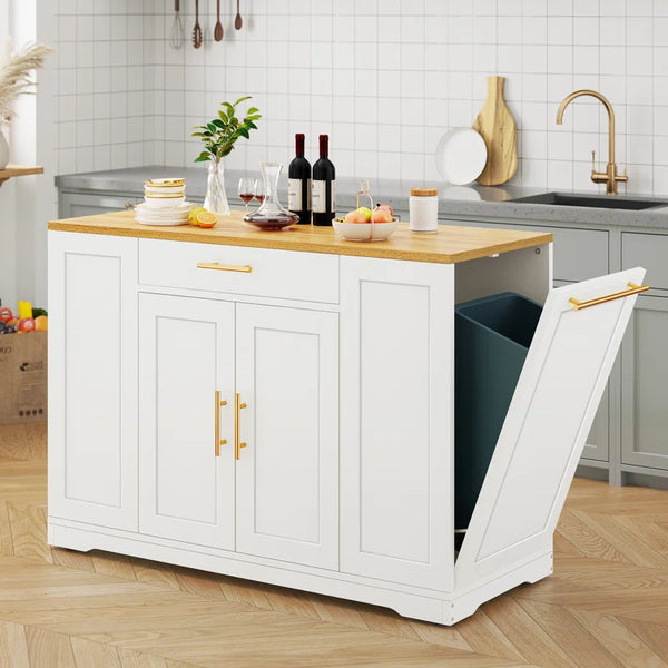 Cushing Wood Kitchen Island