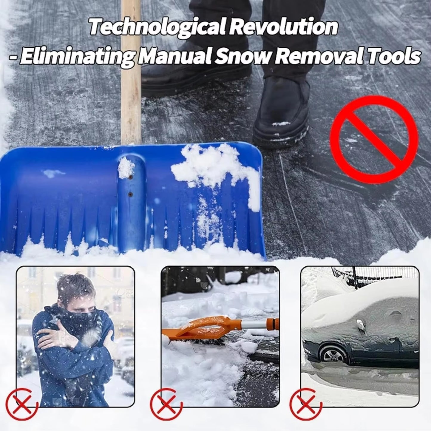 Portable Vehicle Microwave De-icing Instrument Solid Aromatherapy Car Diffusers for Auto Truck Antifreeze Snow Removal Instrument