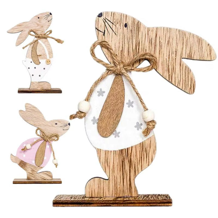 Ornament Bulk Easter Wooden Crafts Rabbit Ornaments Style Home Wooden Craft Ornaments Decorative Shelf Items