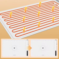 Electric Warming Tray with Adjustable Temperature Foldable Fast Heating Electric Warming Hot Plate for Buffets Family Gatherings