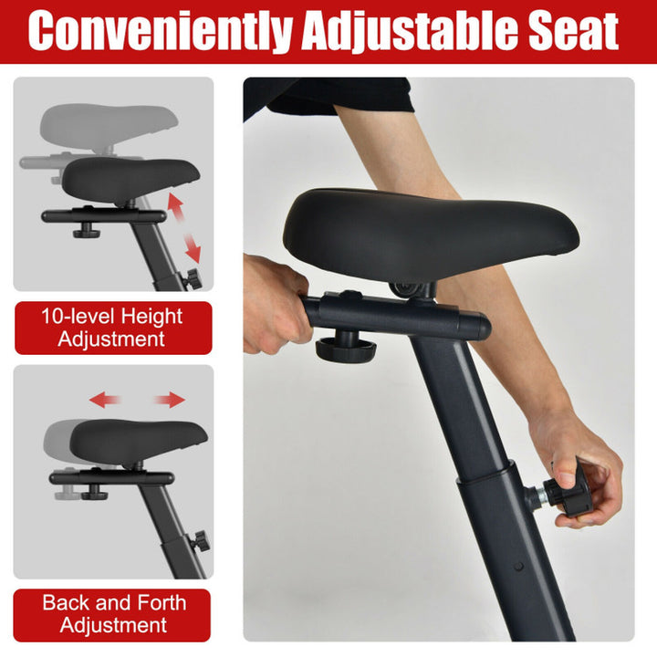 Upright Air Bike with Unlimited Resistance